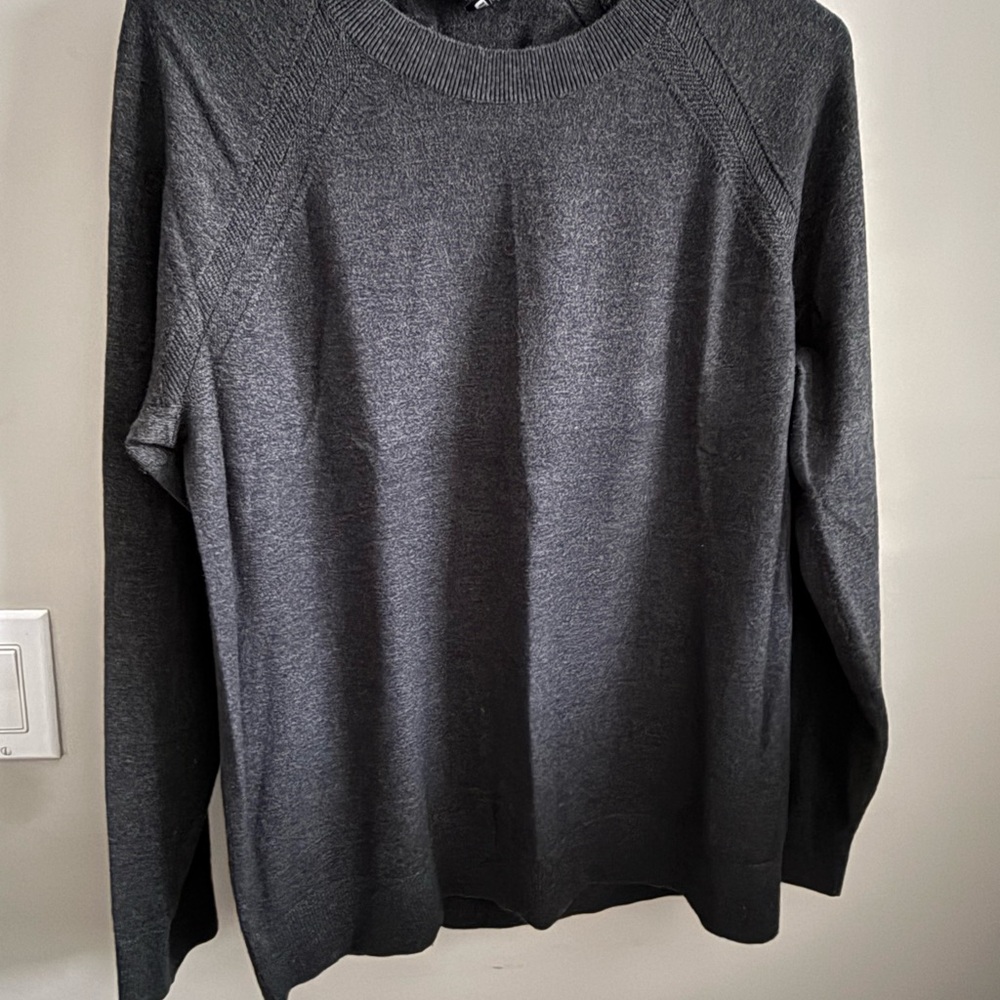 Express Dark Gray Crewneck Sweater